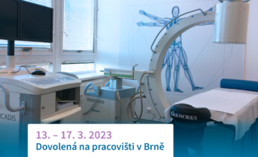 Oznámení: Dovolená EuroPainClinics Brno